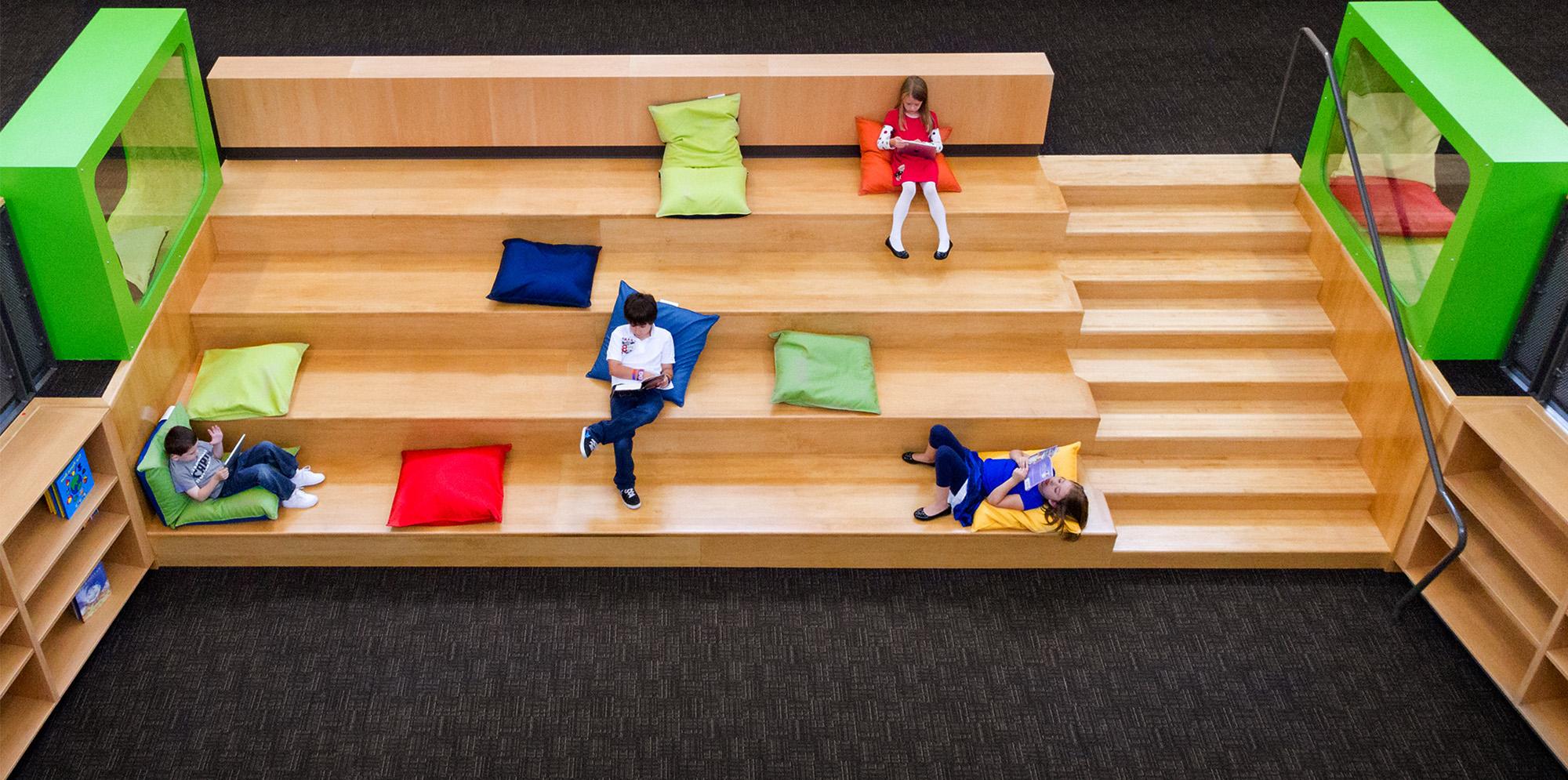 Trillium Creek Public School reading area